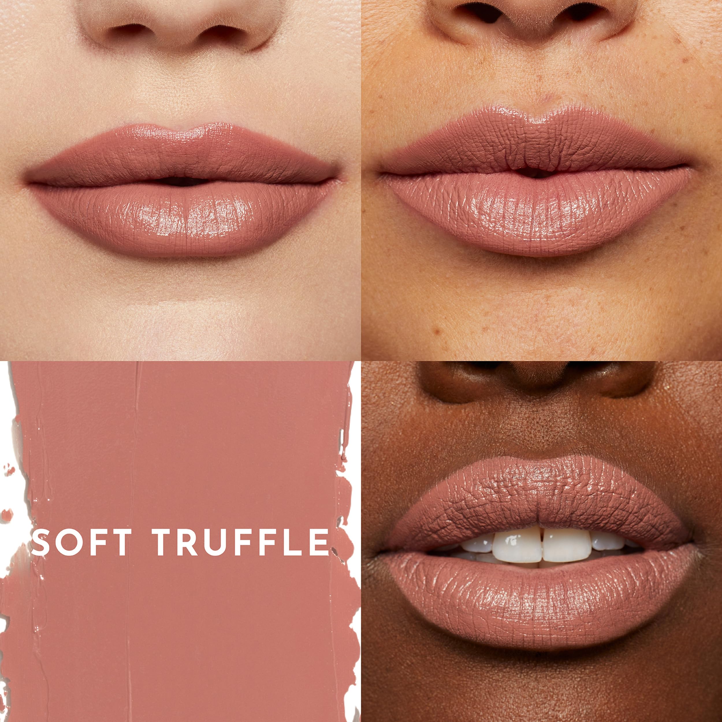 Lawless Forget the Filler Lip-Plumping Satin Lipstick Soft Truffle