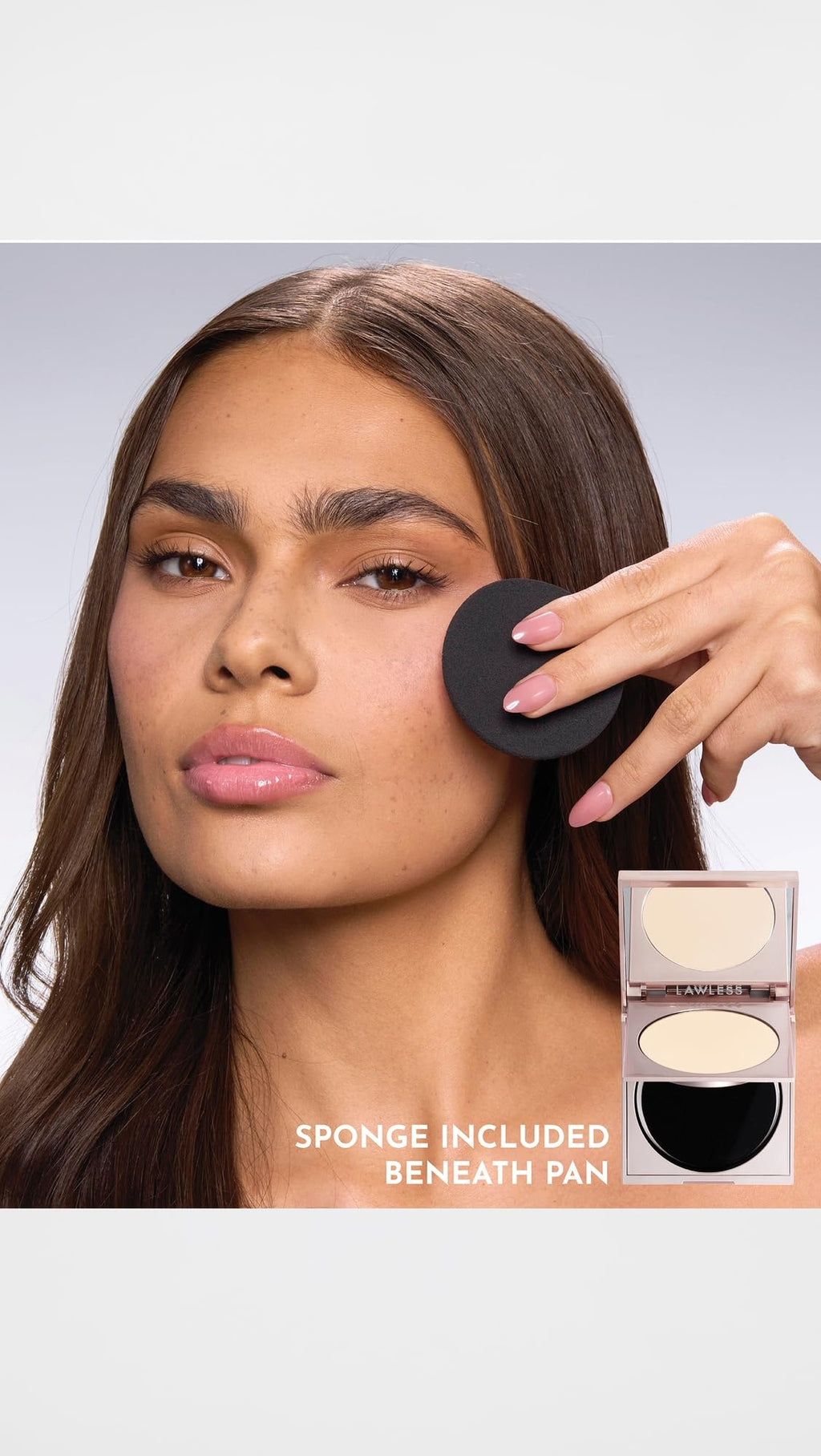 LAWLESS Perfecting Powder Brightening Banannie Tan, 0.34 oz – Lightweight, Buildable Coverage & Cruelty-Free