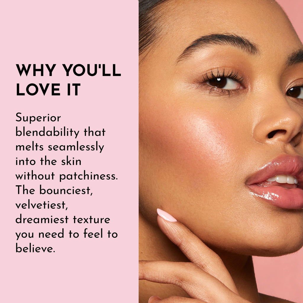 LAWLESS Pinch My Cheeks Soft-Blur Cream Blush – Rosebud & Pink (0.18 oz) | Buildable Color