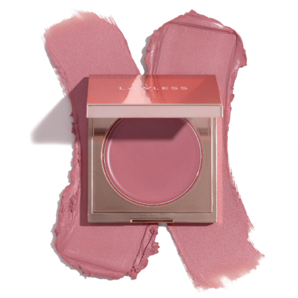 LAWLESS Pinch My Cheeks Soft-Blur Cream Blush – Rosebud & Pink (0.18 oz) | Buildable Color