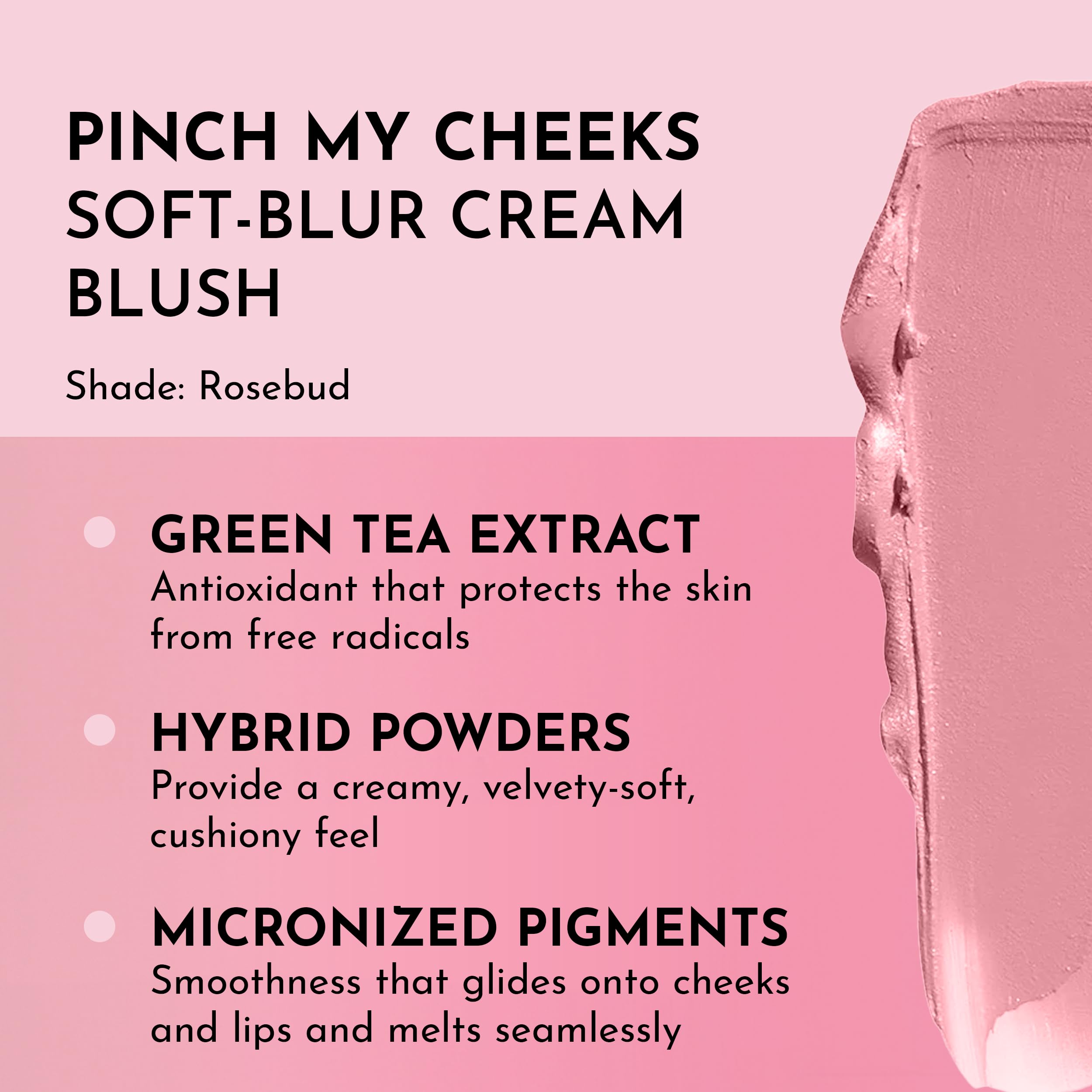 LAWLESS Pinch My Cheeks Soft-Blur Cream Blush – Rosebud & Pink (0.18 oz) | Buildable Color