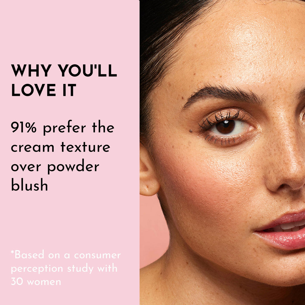 LAWLESS Pinch My Cheeks Soft-Blur Cream Blush - Angel | Talc-Free, Buildable Radiance