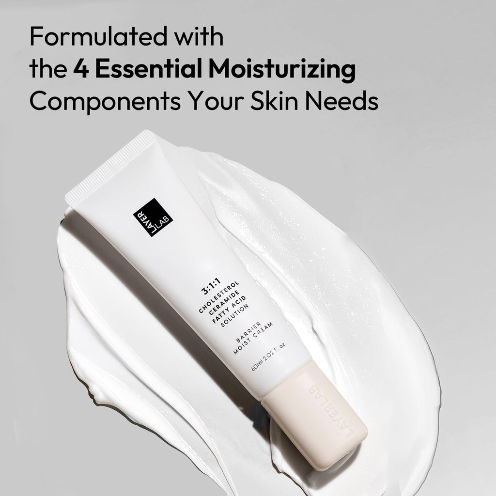 LAYERLAB Barrier Moist Cream — Up to 100H Hydration with Ceramide & Shea Butter (2.02 fl oz)