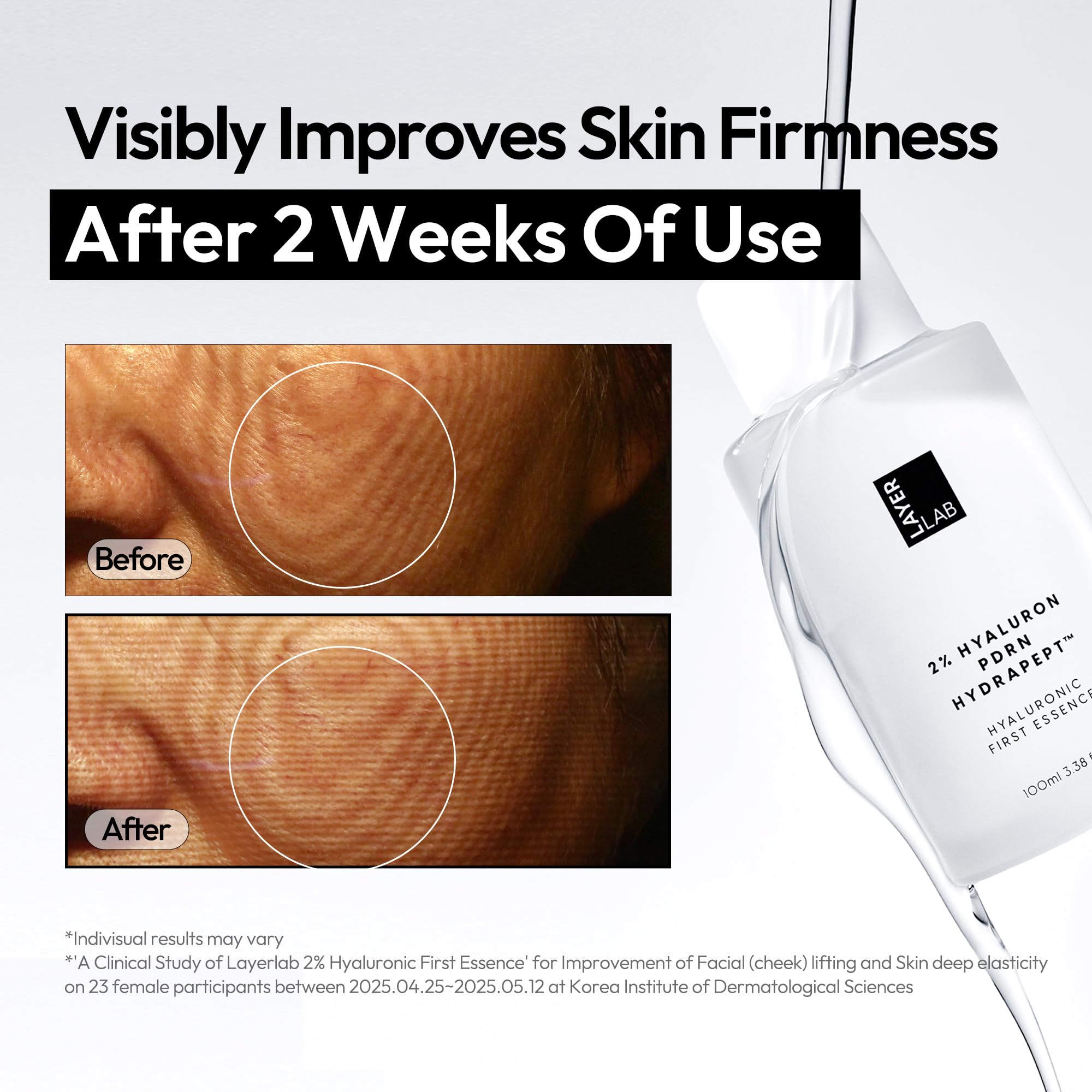 LAYERLAB Hyaluronic First Essence with PDRN & Peptides | 2% Triple HA Hydration