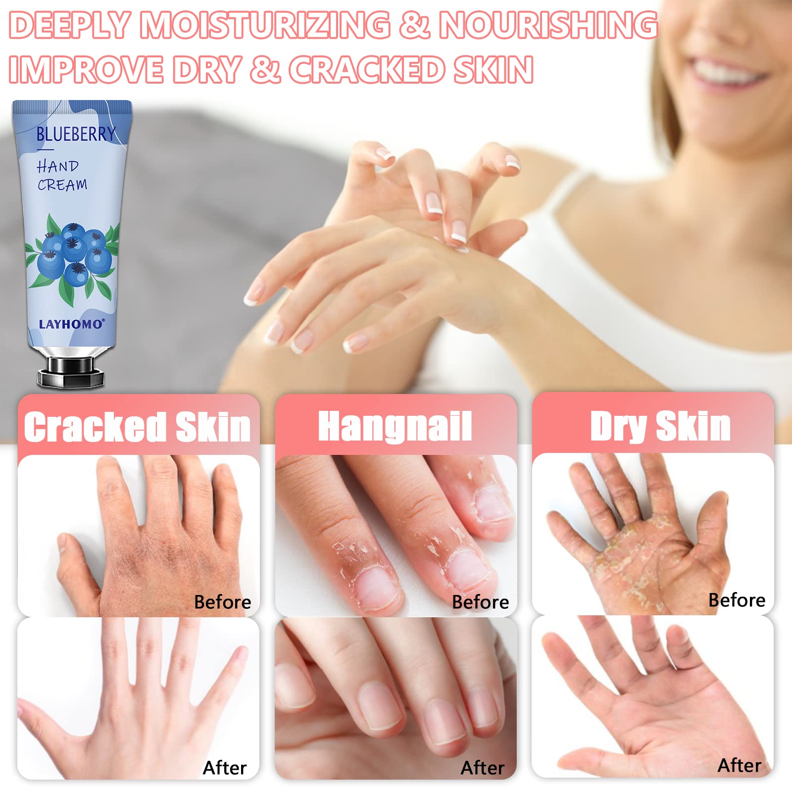 Layhomo 74-Pack Hand Cream Gift Set – Scented Travel-Size Lotions for Women & Girls