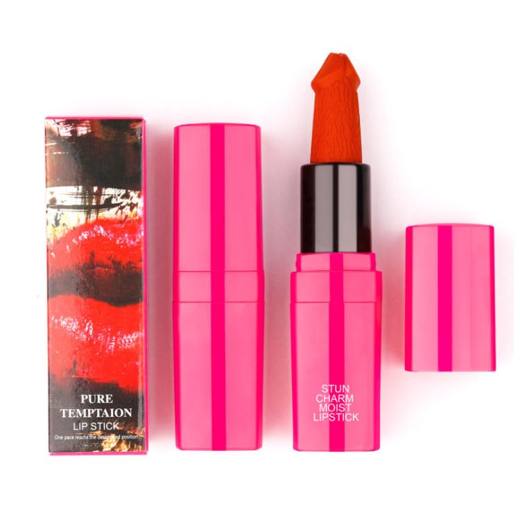 Laymoon Funny Lipstick Gag Gift for Women – White Elephant & Secret Santa Stocking Stuffer (Poly, Standard)
