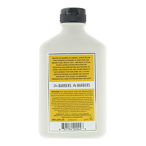 Layrite Daily Shampoo – Cleanse, Hydrate & Style-Ready Hair (10 Fl Oz)