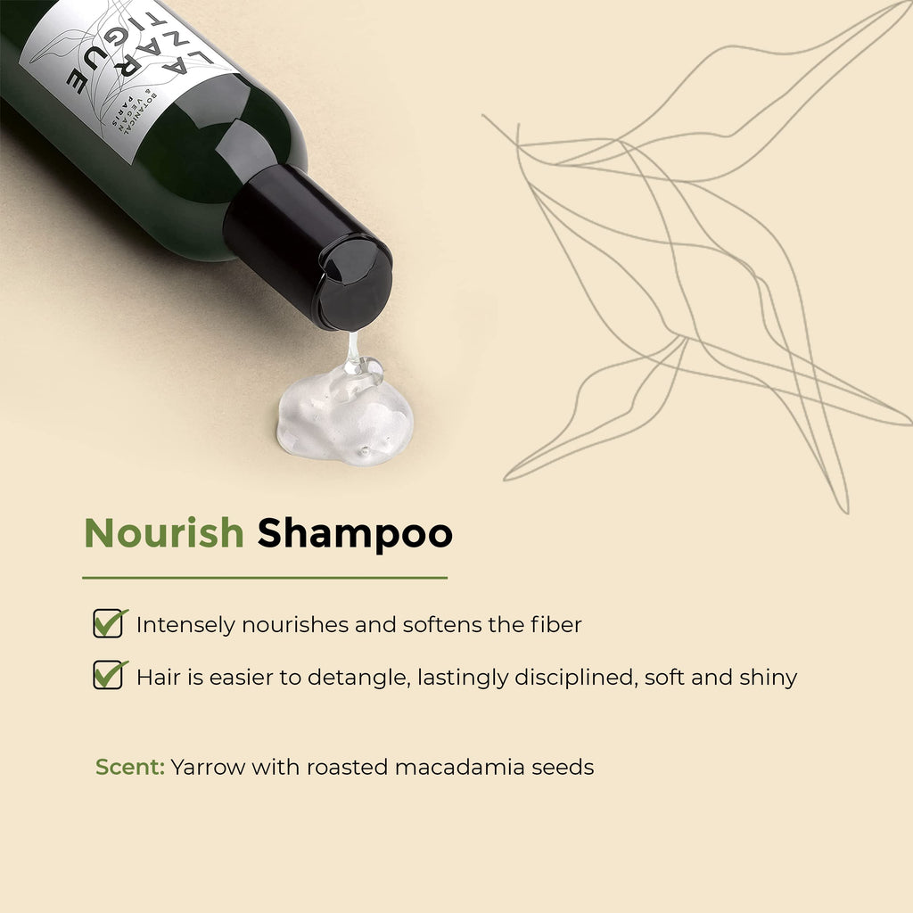 Lazartigue Nourish Shampoo – Shea & Babassu Butters, Intense Hydration for Dry Hair | Vegan, Sulfate & Silicone Free