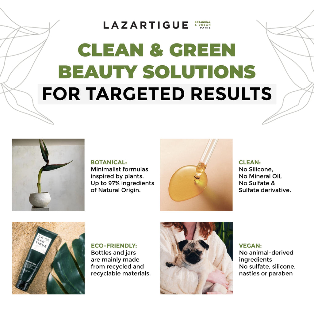 Lazartigue Nourish Shampoo – Shea & Babassu Butters, Intense Hydration for Dry Hair | Vegan, Sulfate & Silicone Free