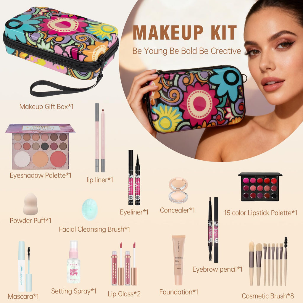 LAZORA All-in-One Teen Makeup Kit – Gift Set for Girls Aged 10-16
