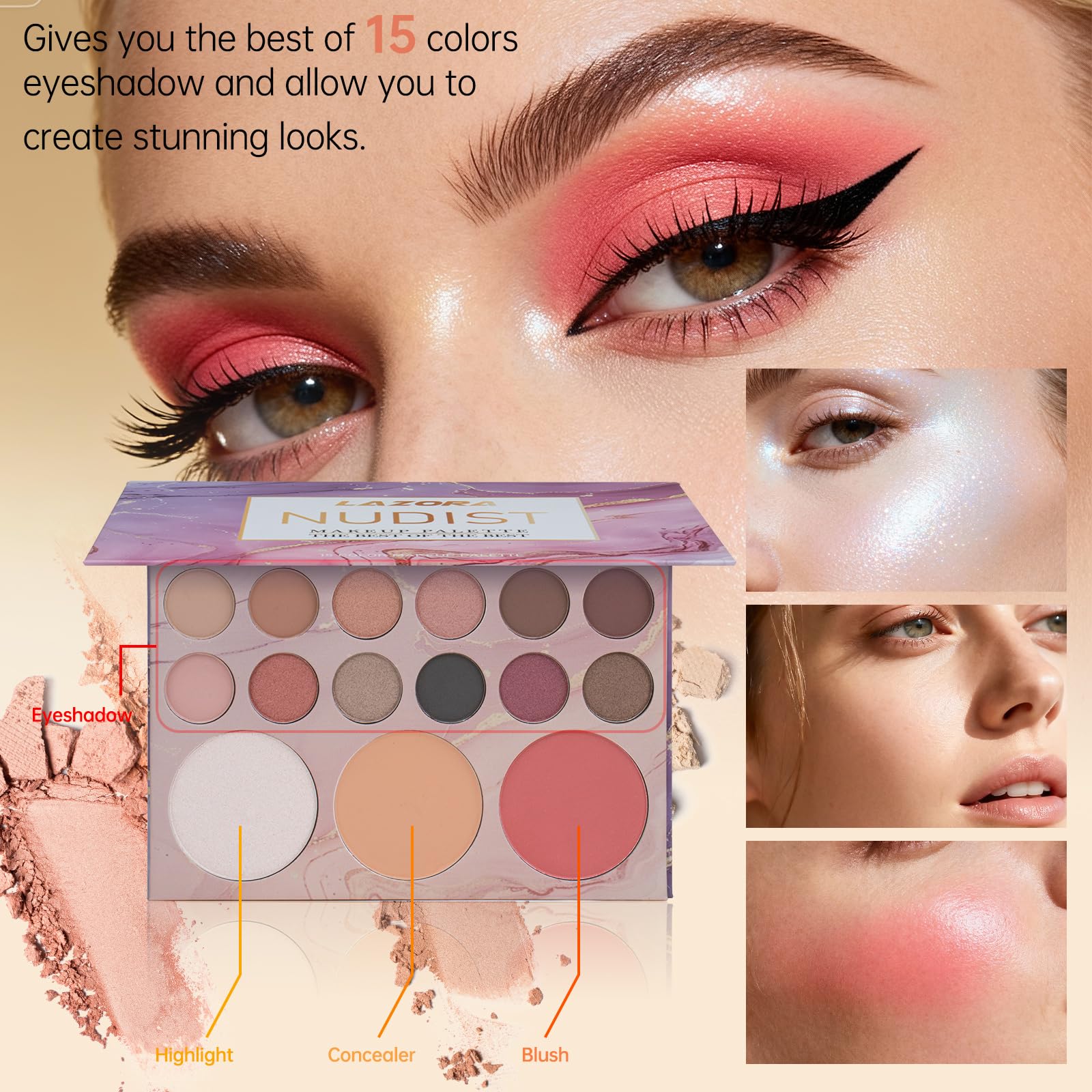 LAZORA All-in-One Teen Makeup Kit – Gift Set for Girls Aged 10-16