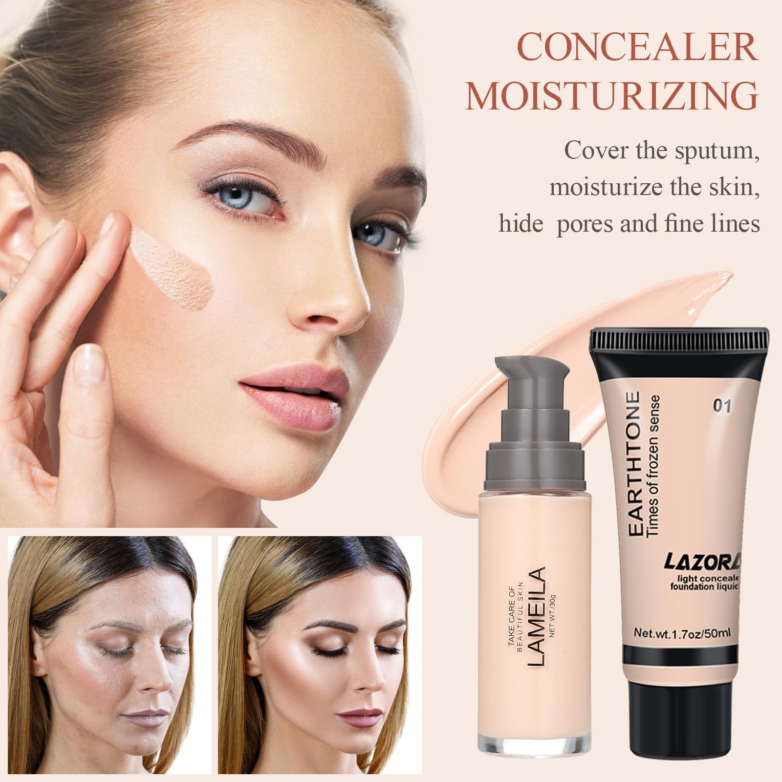 LAZORA Makeup Kit for Women – All-In-One Full Set Box2