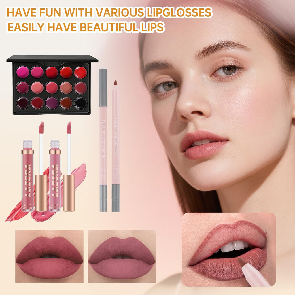 LAZORA All-in-One Teen Makeup Kit – Gift Set for Girls Aged 10-16