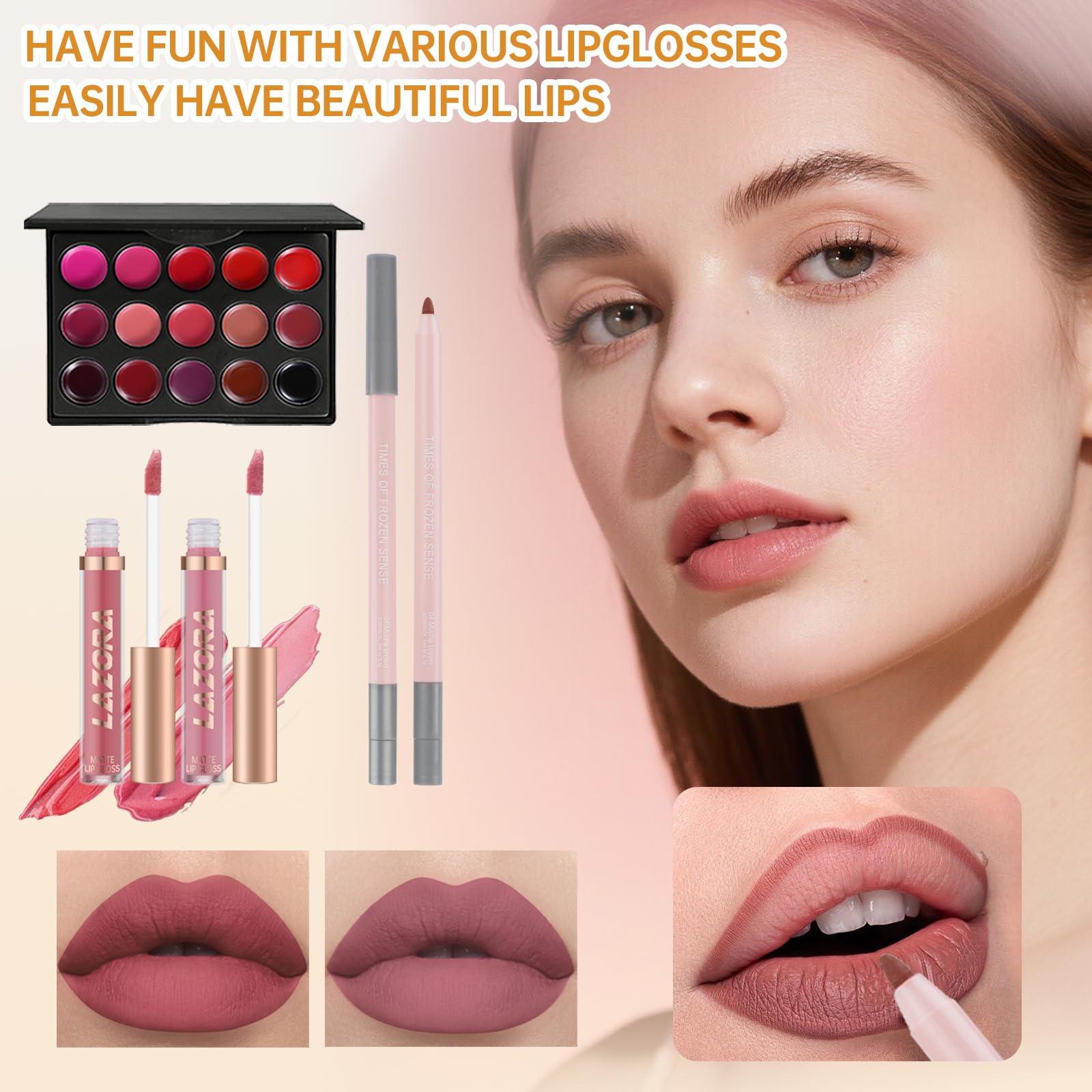 LAZORA All-in-One Teen Makeup Kit – Gift Set for Girls Aged 10-16