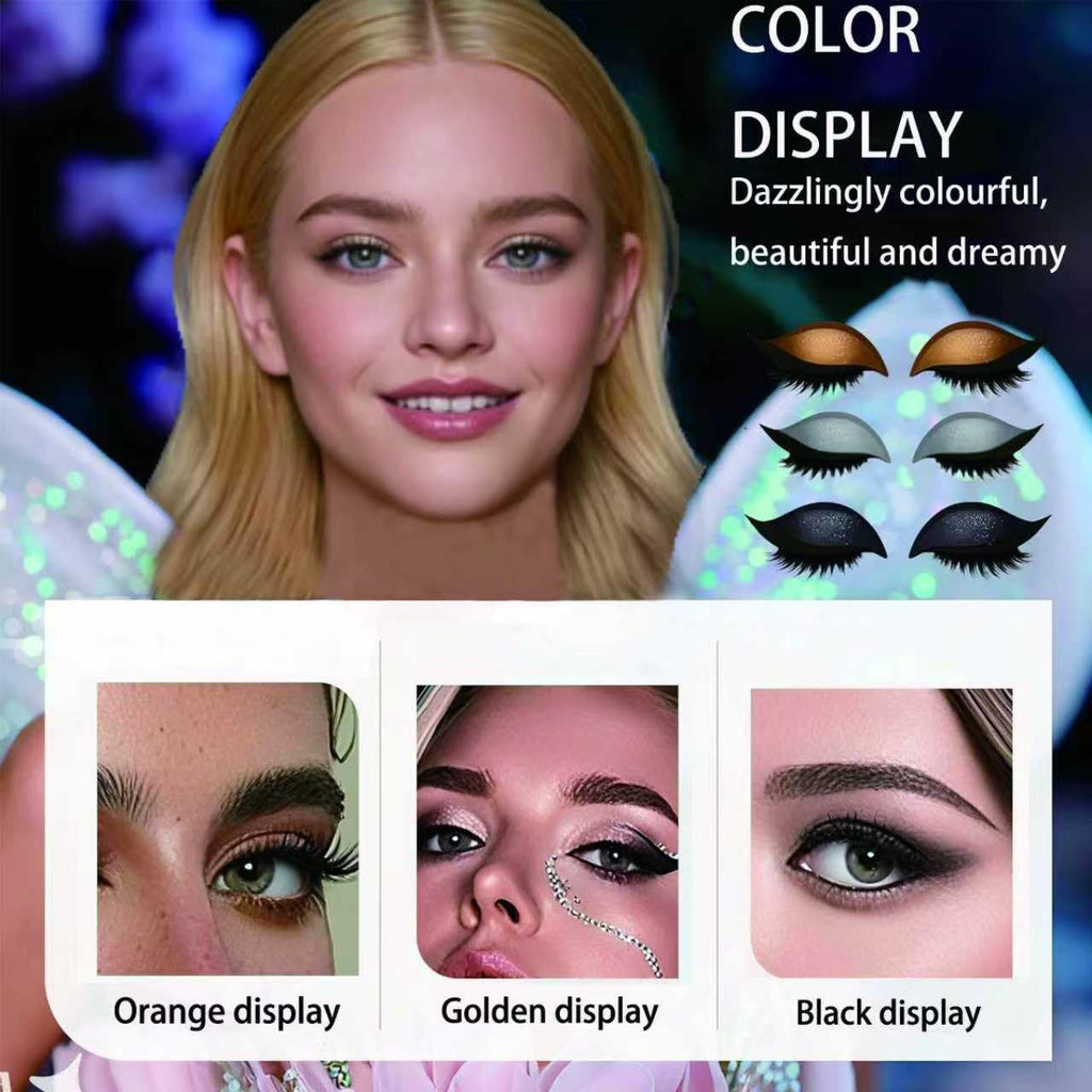 Lazy Eye Shadow Eyelash Patch – 3-in-1 Self-Adhesive Eye Makeup Sticker (8pcs)