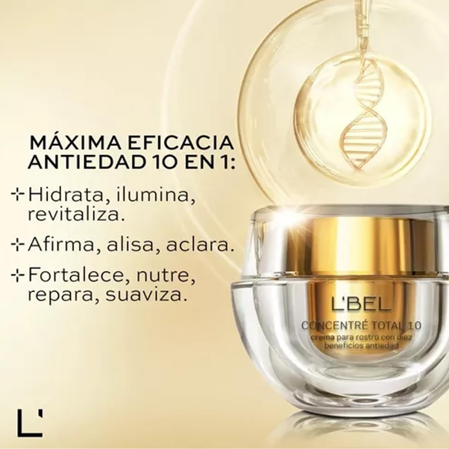 L'Bel Concentré Total Anti-Wrinkle Cream for Face – 50g | Rejuvenating Skincare