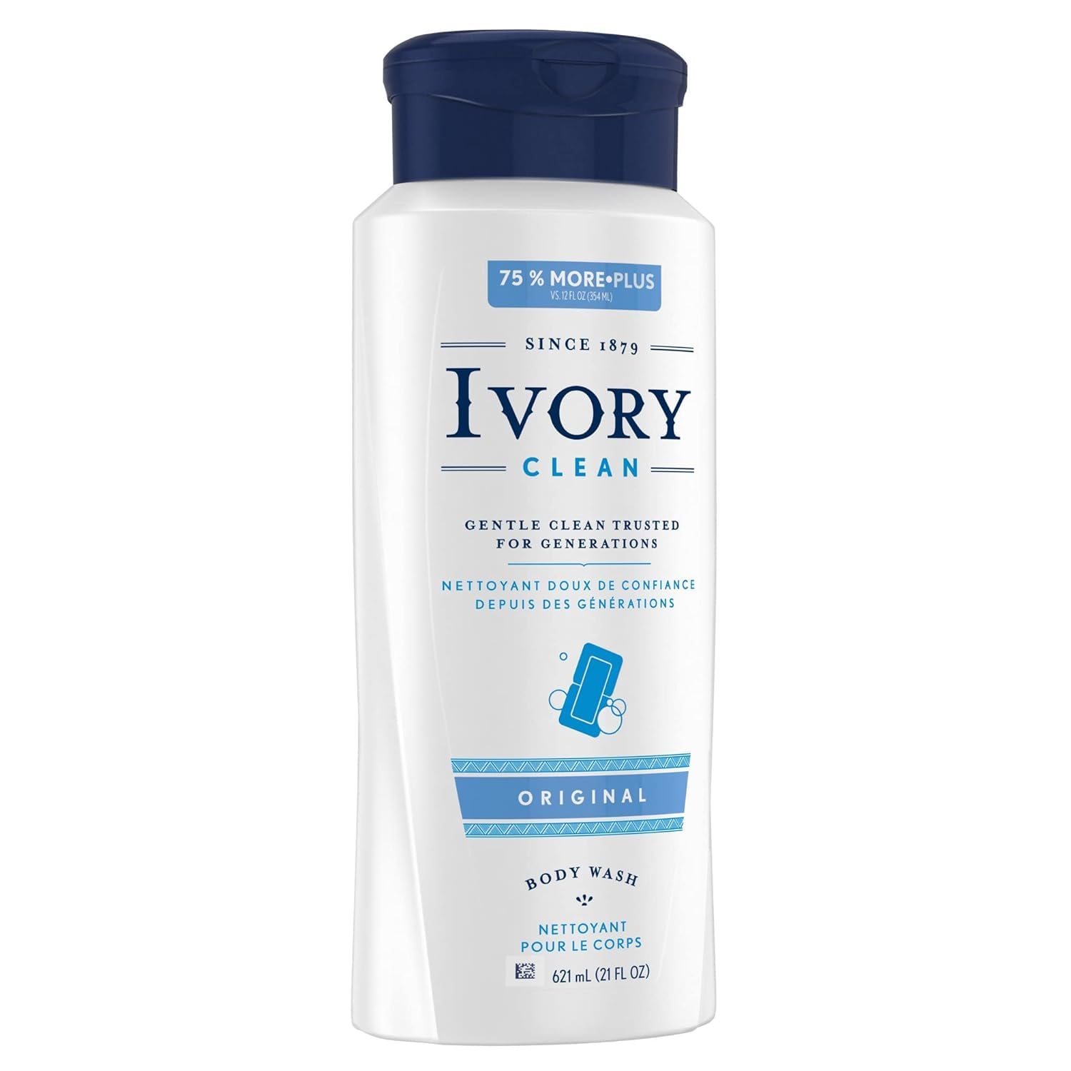 LDREAMAM Ivory Body Wash Original – Dye-Free Hydration, 3 x 21 fl oz