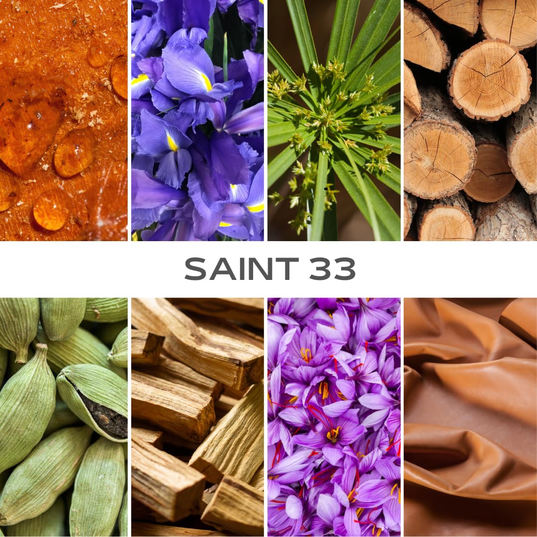 Le Glorie Fragrances Inspired by Saint 33 EDP – Unisex 0.33 oz, Long-Lasting 12–14h Perfume Spray
