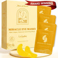LE GUSHE Gold Under Eye Patches – Hydrating Collagen Masks with Snail Mucin (20 Pairs)