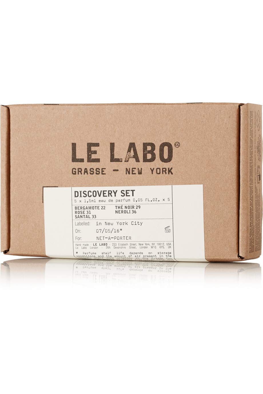 Le Labo Discovery Set Santal 33, Rose 31, Bergamote 22, Neroli 36 & The Noir 29 Sampler – .05 oz Each