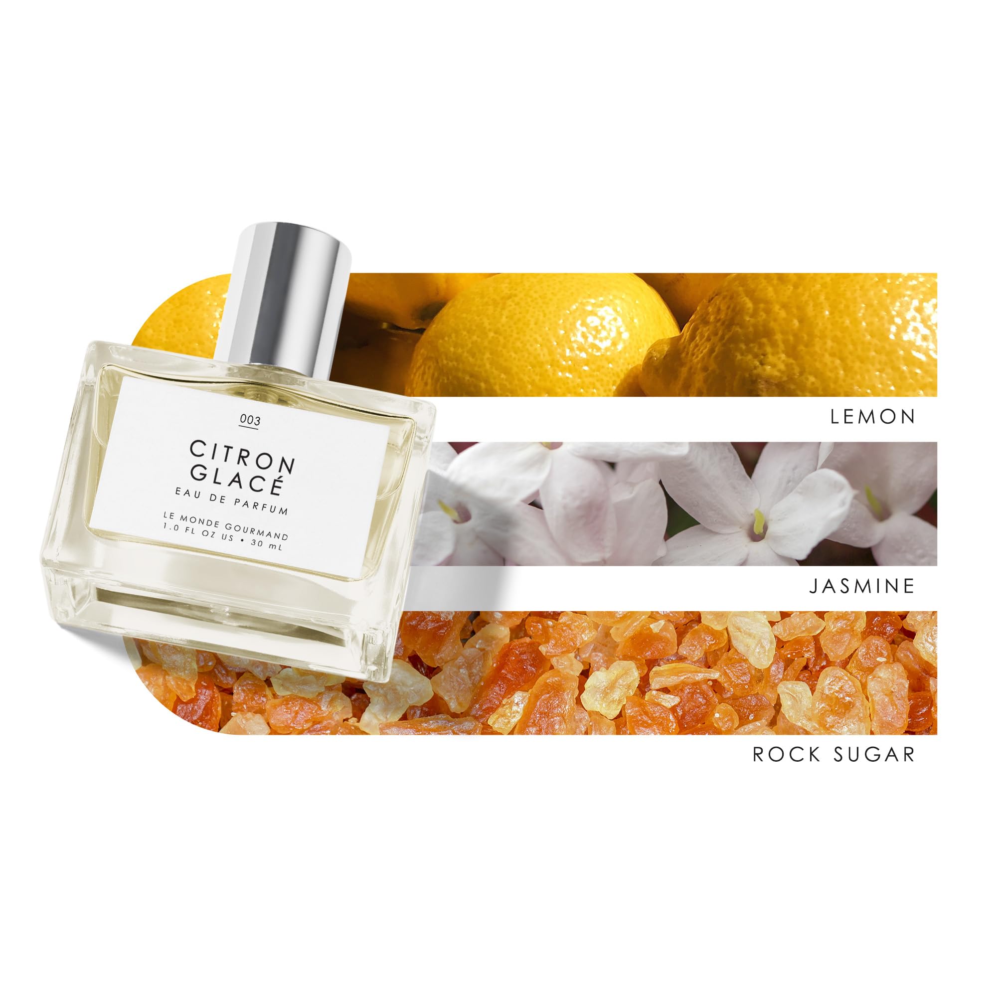 Le Monde Gourmand Citron Glacé Eau de Parfum – 1 fl oz / 30 ml | Lemon, Jasmine & Rock Sugar Notes