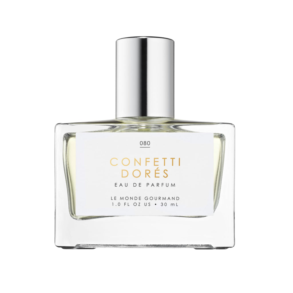 Le Monde Gourmand Confetti Dorés Spray Eau de Parfum – Birthday Cake, Vanilla & Rose – 1 fl oz (30 ml)