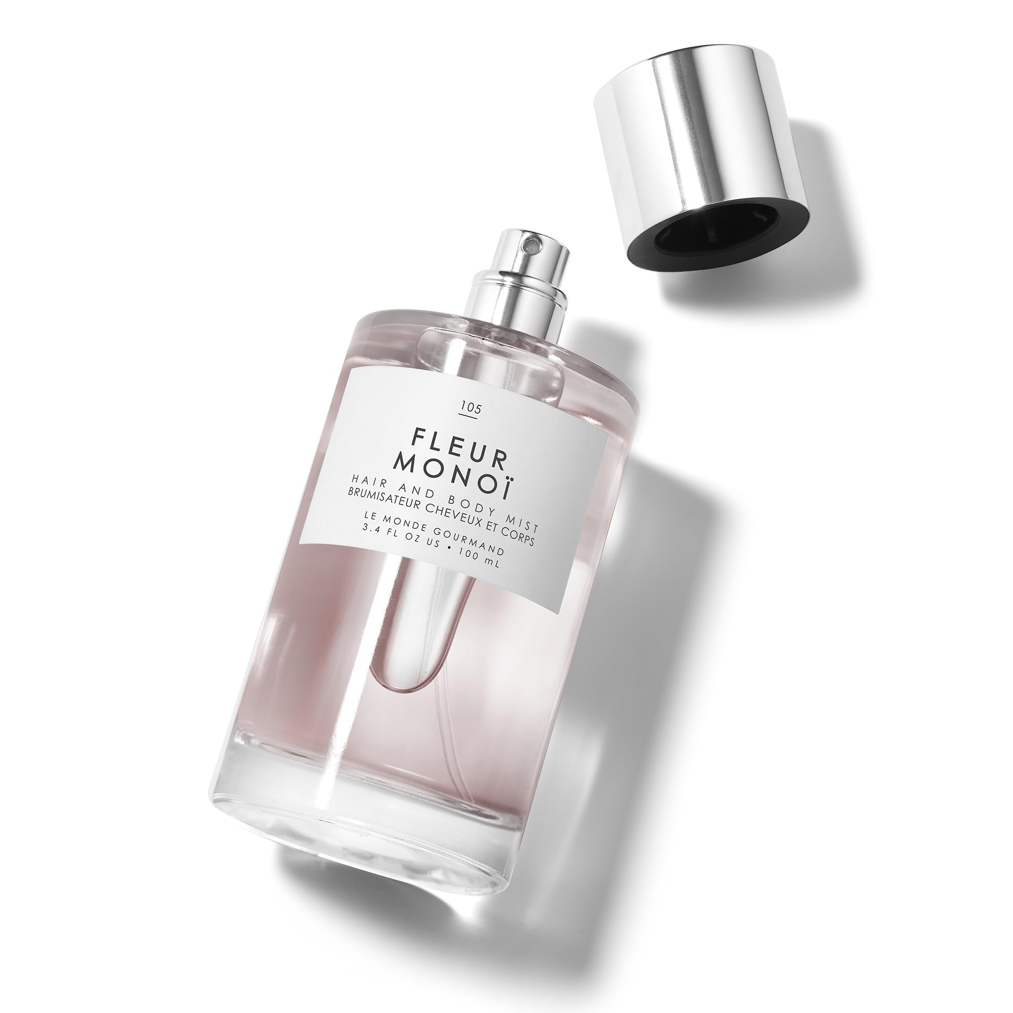 Le Monde Gourmand Fleur Monoi Hair & Body Mist – 3.4oz (100ml) | Gardenia, Coconut & Neroli