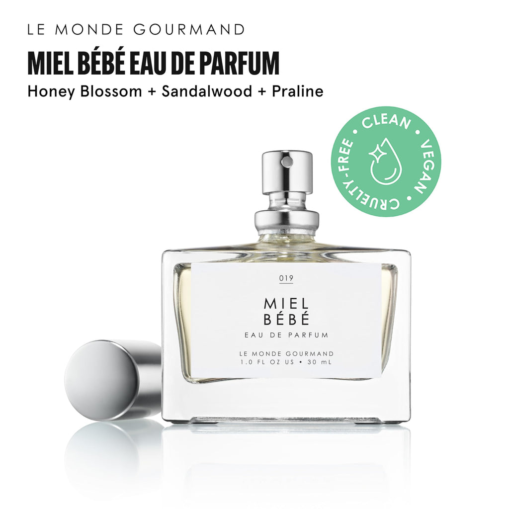 Le Monde Gourmand Miel Bébé Spray EDP – Praline, Honey, Sandalwood & Orange Notes | 1 fl oz (30 ml)