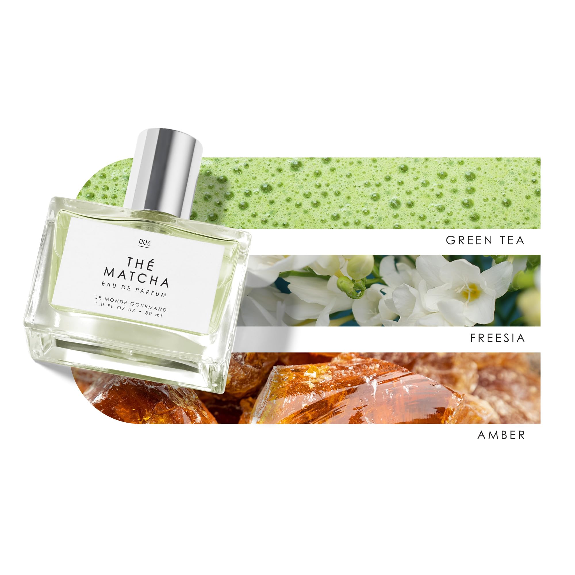 Le Monde Gourmand Thé Matcha Eau de Parfum – Green Tea, Floral & Amber, 30 ml