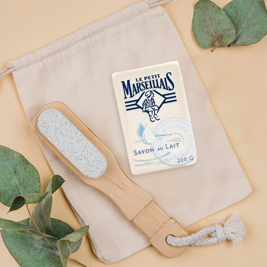 Le Petit Marseillais Lait Solid Soap 200g – Vegetable-Based, Milk Scent, Made in France