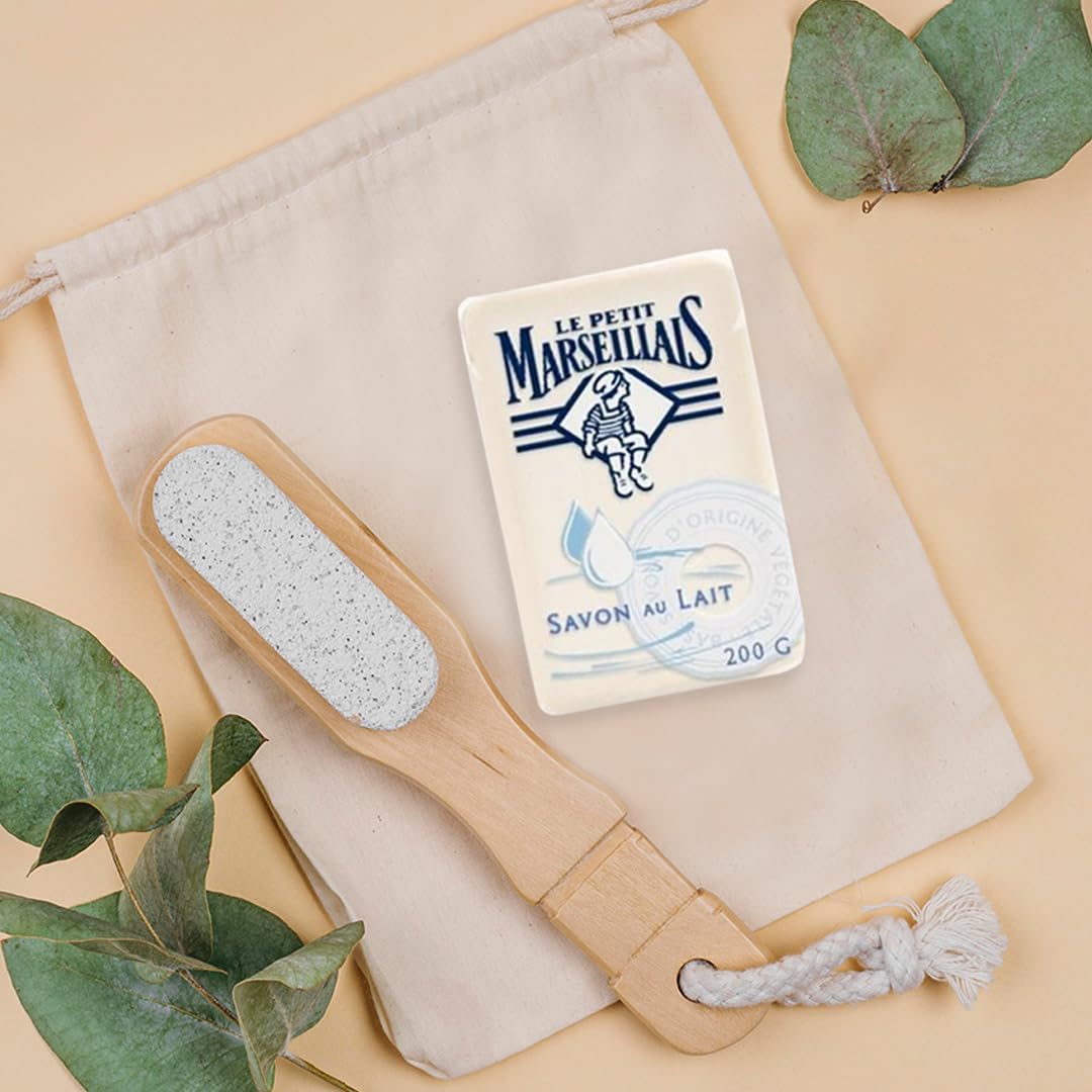 Le Petit Marseillais Lait Solid Soap 200g – Vegetable-Based, Milk Scent, Made in France