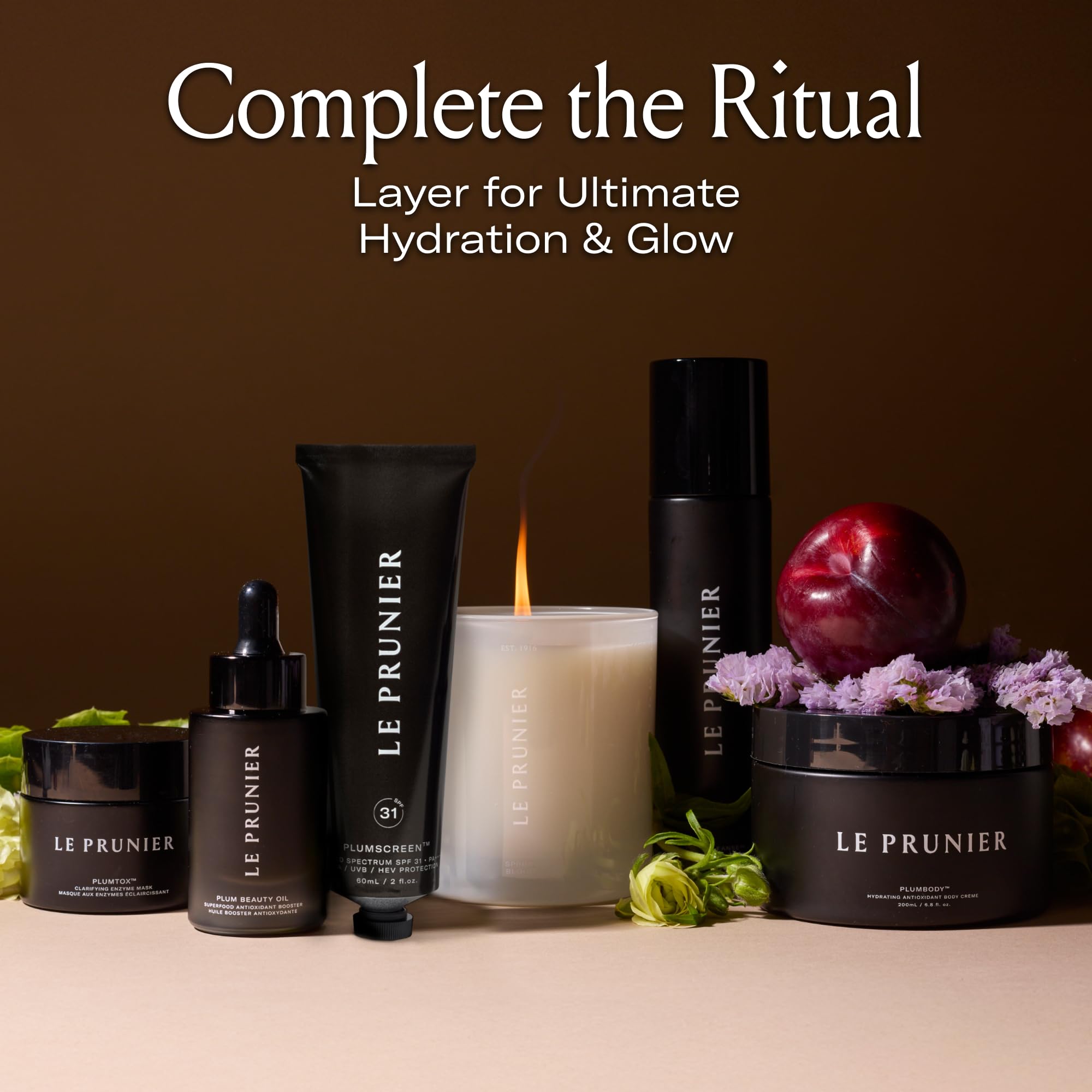 Le Prunier Plumbody – Clinically Proven Hydration & Firming Body Cream with Midnight Muir Plum Extract | Clean Vegan Lotion | 6.8 oz