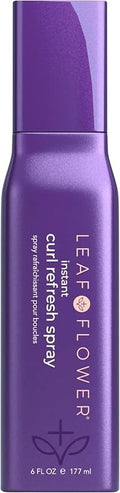 Leaf & Flower Instant Curl Refresh Spray – Alcohol-Free, Lightweight Curl Hydration (6 oz / 177 ml)