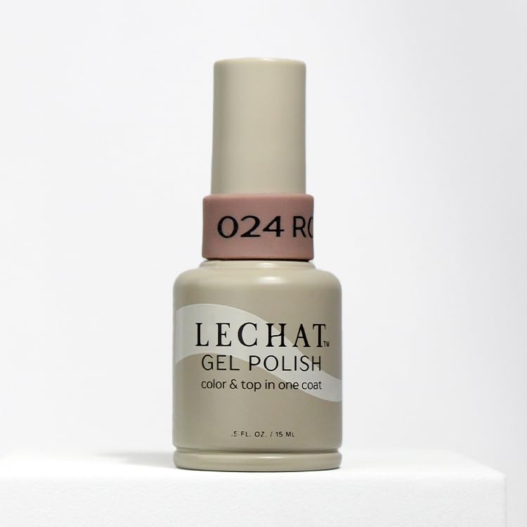 LECHAT Gel Polish Roan — Color & Top in One Coat, Shiny Long-Wear