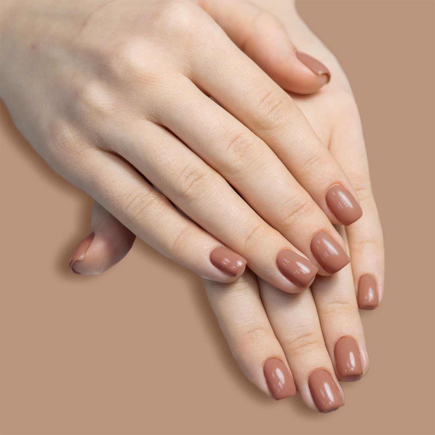 LECHAT Gel Polish Roan — Color & Top in One Coat, Shiny Long-Wear