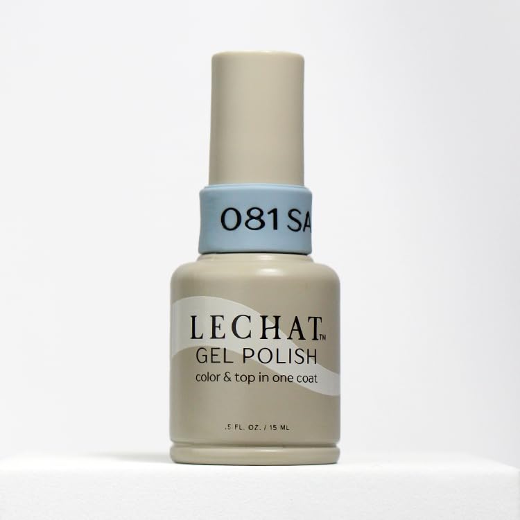 LECHAT Sail Away Gel Polish - One Coat Color & Top in Light Blue