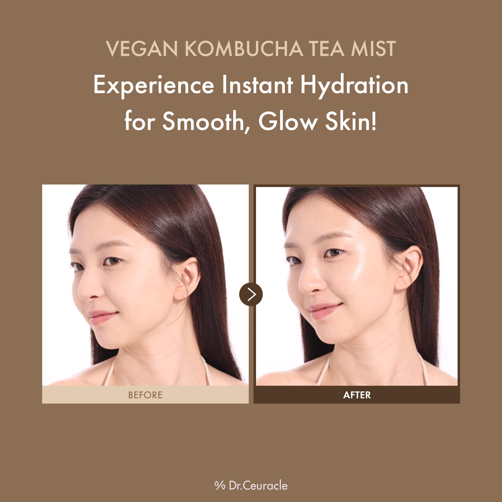 Leegeehaam Dr.Ceuracle Vegan Kombucha Tea Mist – Hydrating Face Mist 80 ml