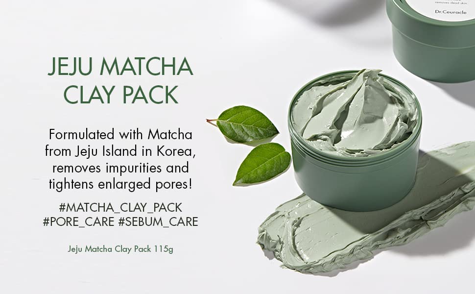 Leegeehaam Dr.Ceuracle Jeju Matcha Clay Pack – Wash-Off Pore Purifying Mask (115g)