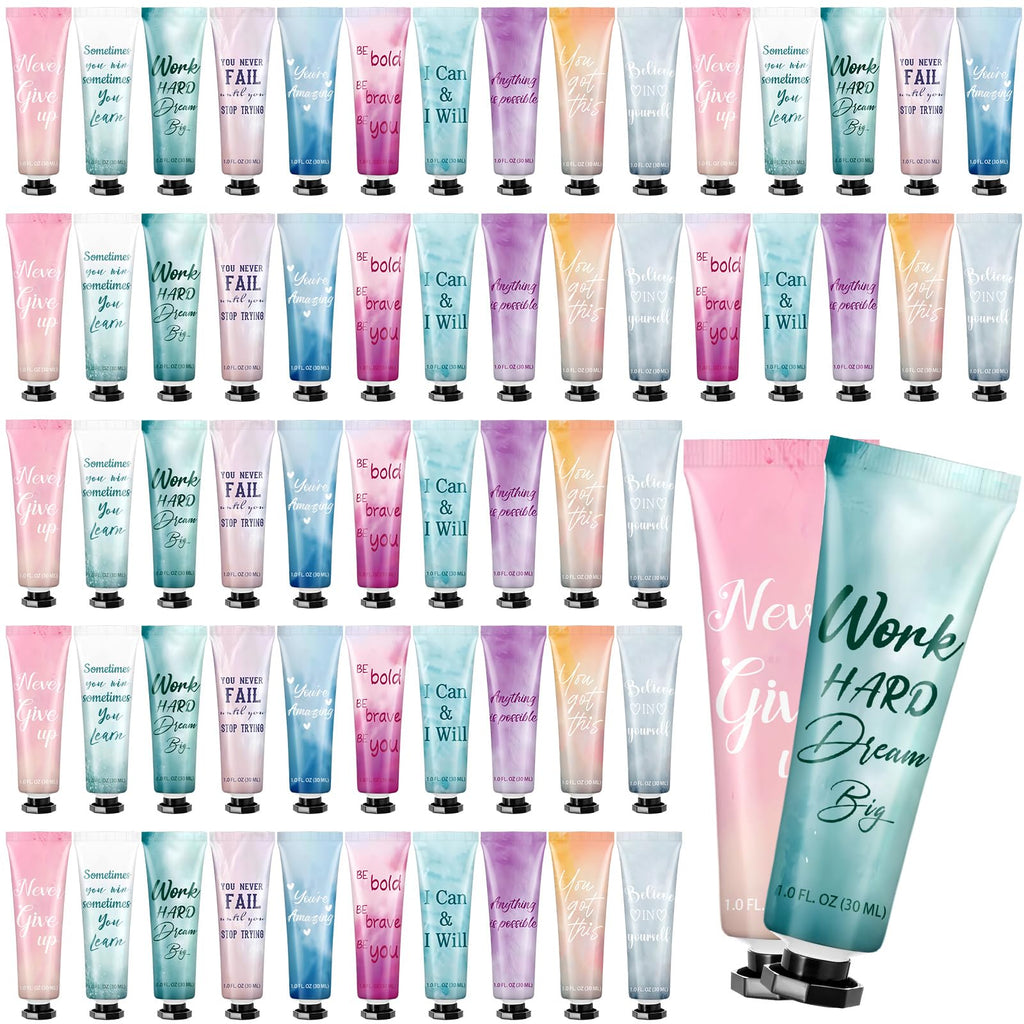 Leelosp 60-Pack Hand Cream Gift Set – Travel-Size, 10 Fragrances, Inspirational Hand Lotion for Women and Teams