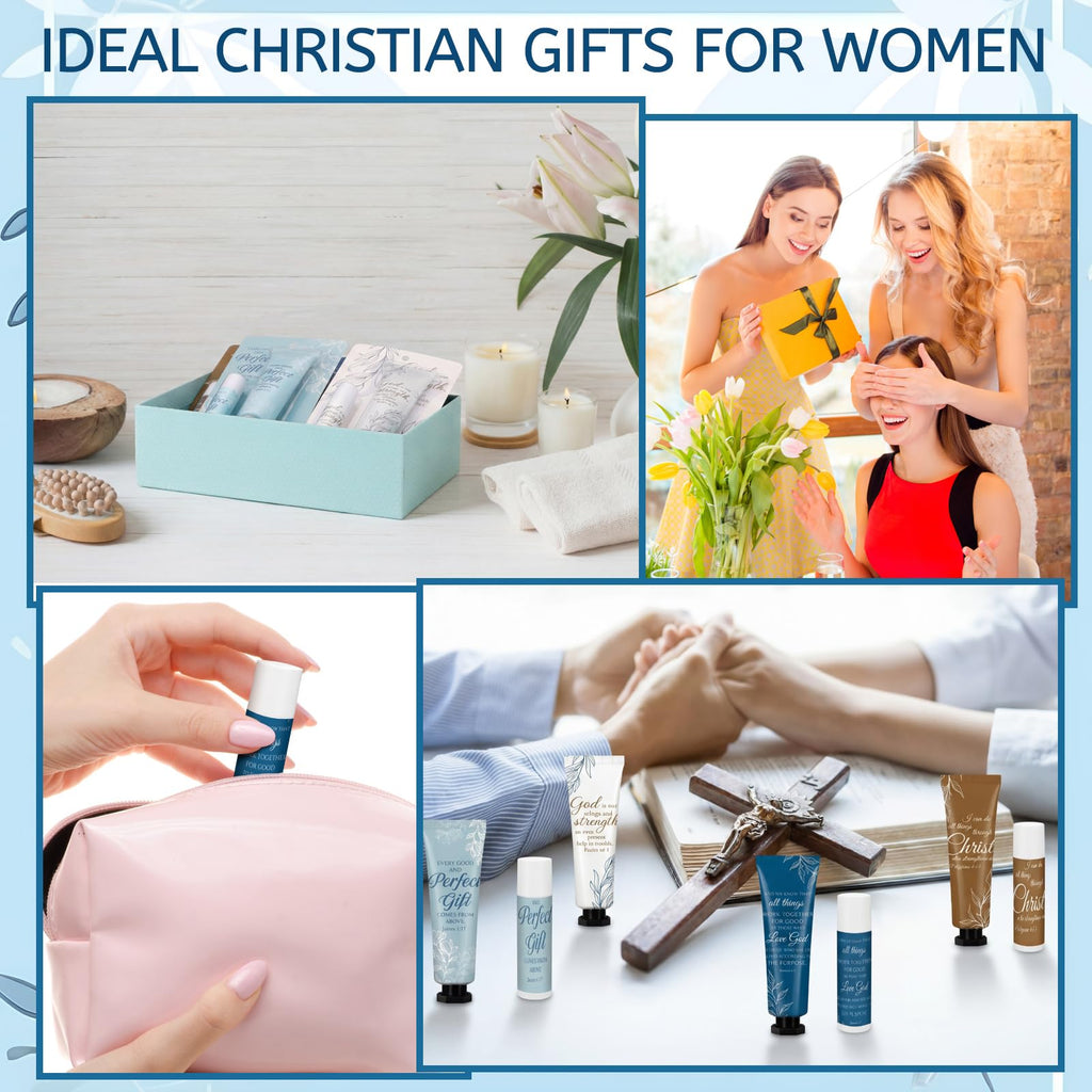 Leelosp God Says You Are Mini Hand Cream & Lip Balm Gift Set – 16-Pack for Women