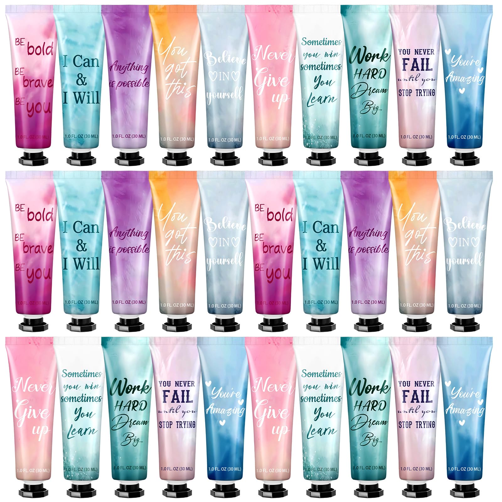 Leelosp 30-Pack Hand Cream Gift Set – 10 Scents, Travel Size, Ideal for Employee Appreciation