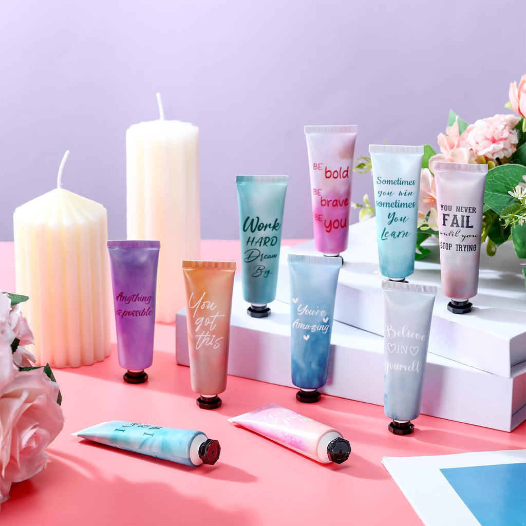 Leelosp 40-Pack Hand Cream Gift Set – Travel Size, 10 Scents, Ideal for Employee Appreciation