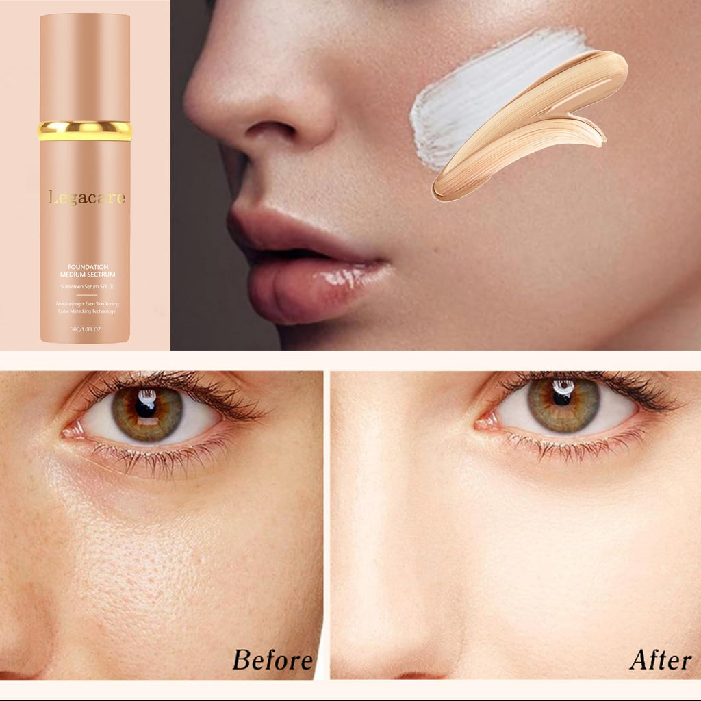 Legacare Foundation 4-in-1 Longwear Color-Changing Foundation for Mature Skin – Neutral (1pc)