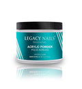 Legacy Nails Professional Crystal Clear Acrylic Powder – 4 oz | Mix with Glitter & Pigment for Custom Nail Extensions