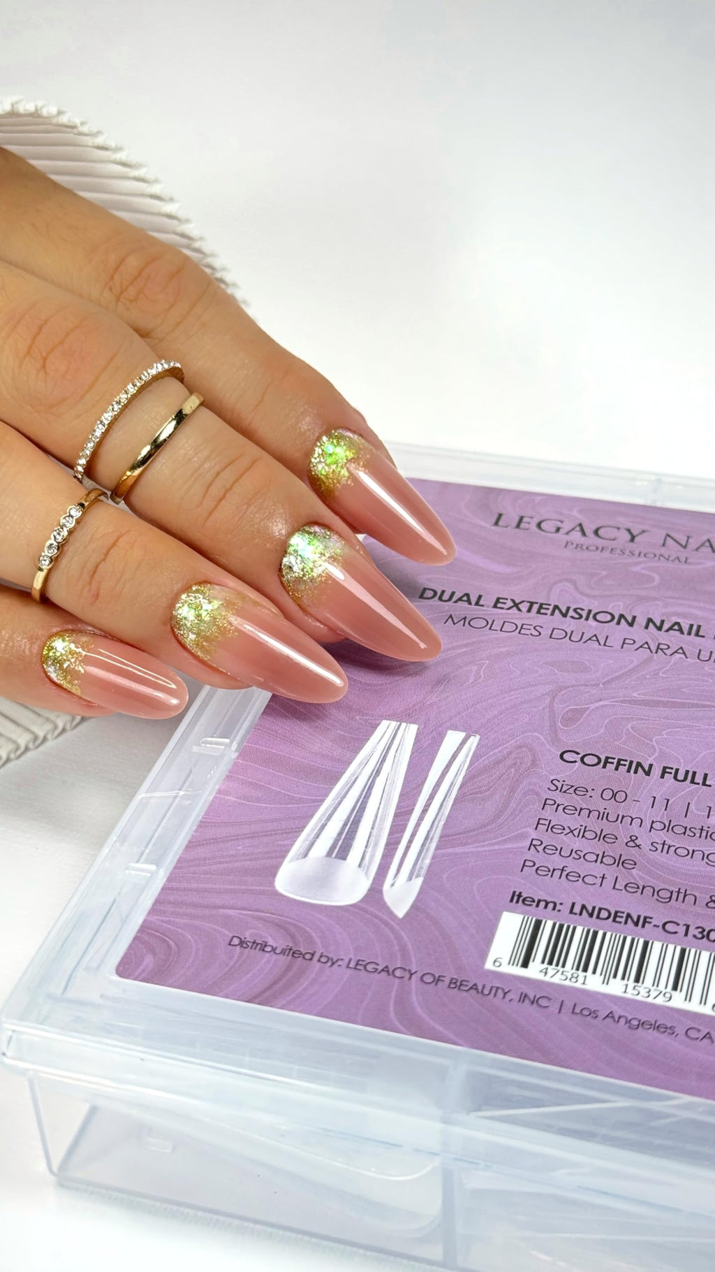 Legacy Nails Pro Nail Glue & Resin 0.5oz Brush-On – Ultra-Strong, Quick-Dry Adhesive