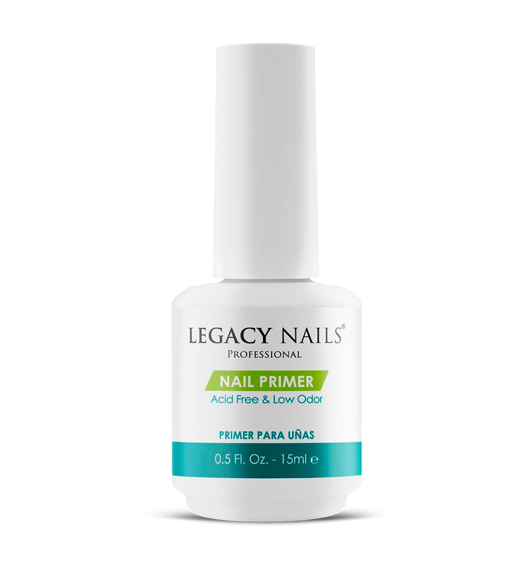 Legacy Nails Nail Primer 0.5oz/15ml – Acid-Free, Low Odor, pH Leveling Polymer
