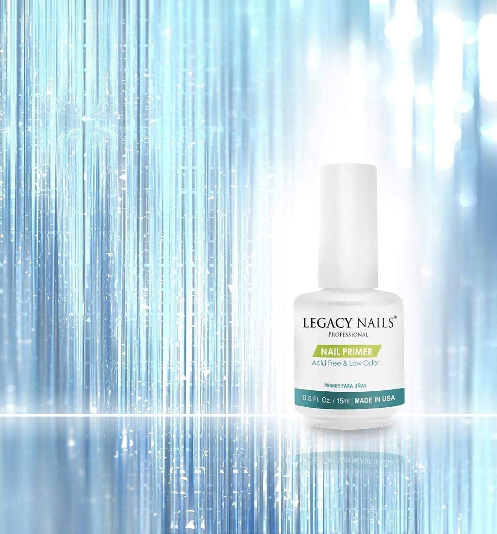 Legacy Nails Nail Primer 0.5oz/15ml – Acid-Free, Low Odor, pH Leveling Polymer