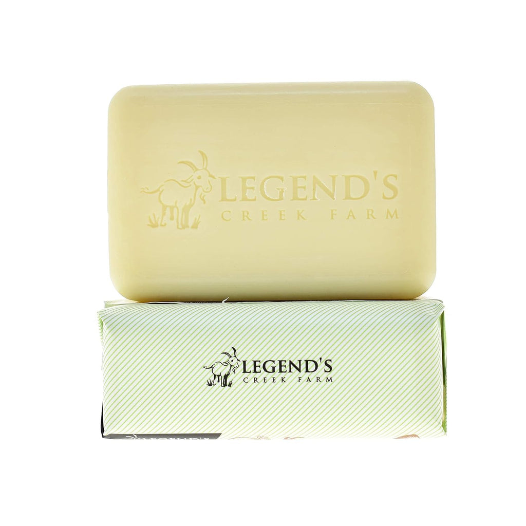 Legend's Creek Goat Milk Soap – Triple Milled Moisturizing Bar, Fresh Lime, 9 oz (Pack of 2)