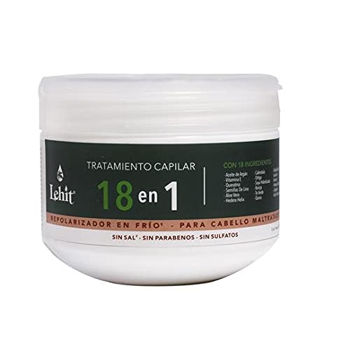 LEHIT 18-in-1 Hair Treatment | Cold Repolarizer for Damaged Hair – Salt-Free, 10.1oz / 300ml
