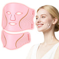 LEKKSA Red Light Therapy Mask for Face & Neck – 309 LEDs, 7 Modes, Rechargeable